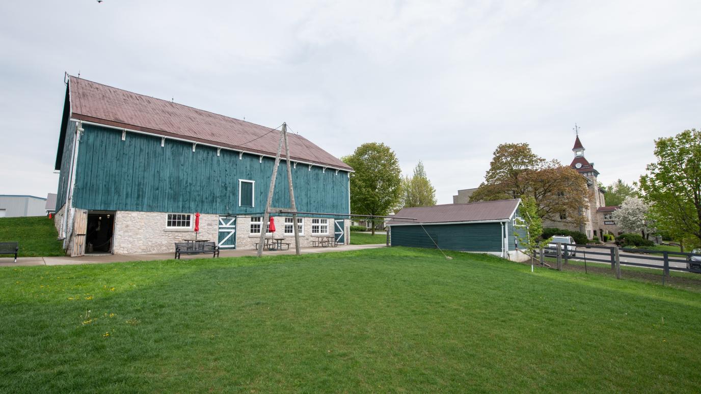 Heritage Barn grounds at the Museum