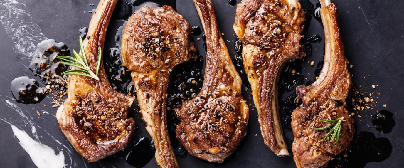 marinated lamb chops with rosemary